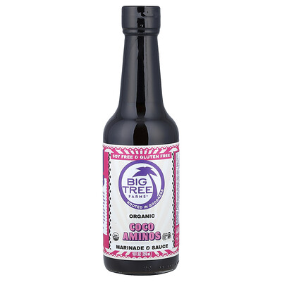 Big Tree Farms, Aminos de coco orgánico, Adobo y salsa, 296 ml (10 oz. líq.)