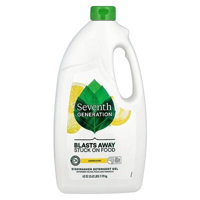 Product Image for Seventh Generation, Dishwasher Detergent Gel, Lemon, 42 oz (1.19 kg)