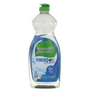 Отзывы о Севент Генератион, Dish Liquid, Free & Clear, 25 fl oz (739 ml)