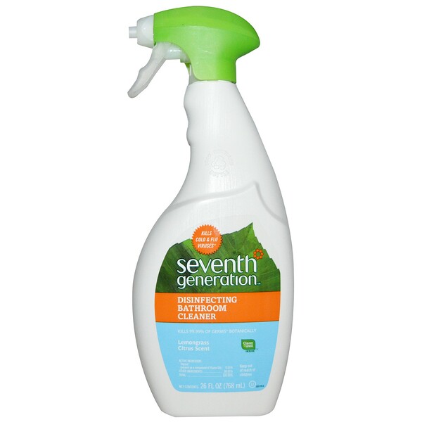 Seventh Generation Disinfecting Bathroom Cleaner Lemongrass Citrus