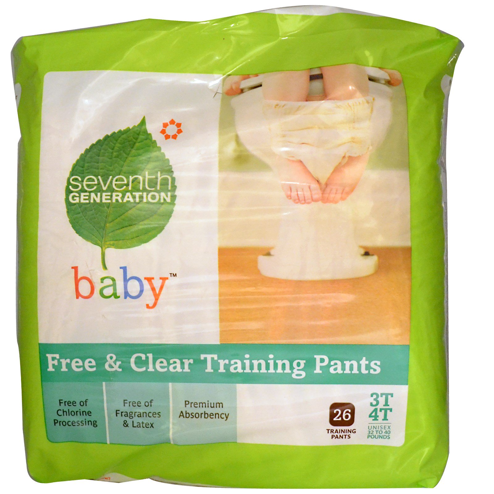 seventh generation pull ups 3t 4t