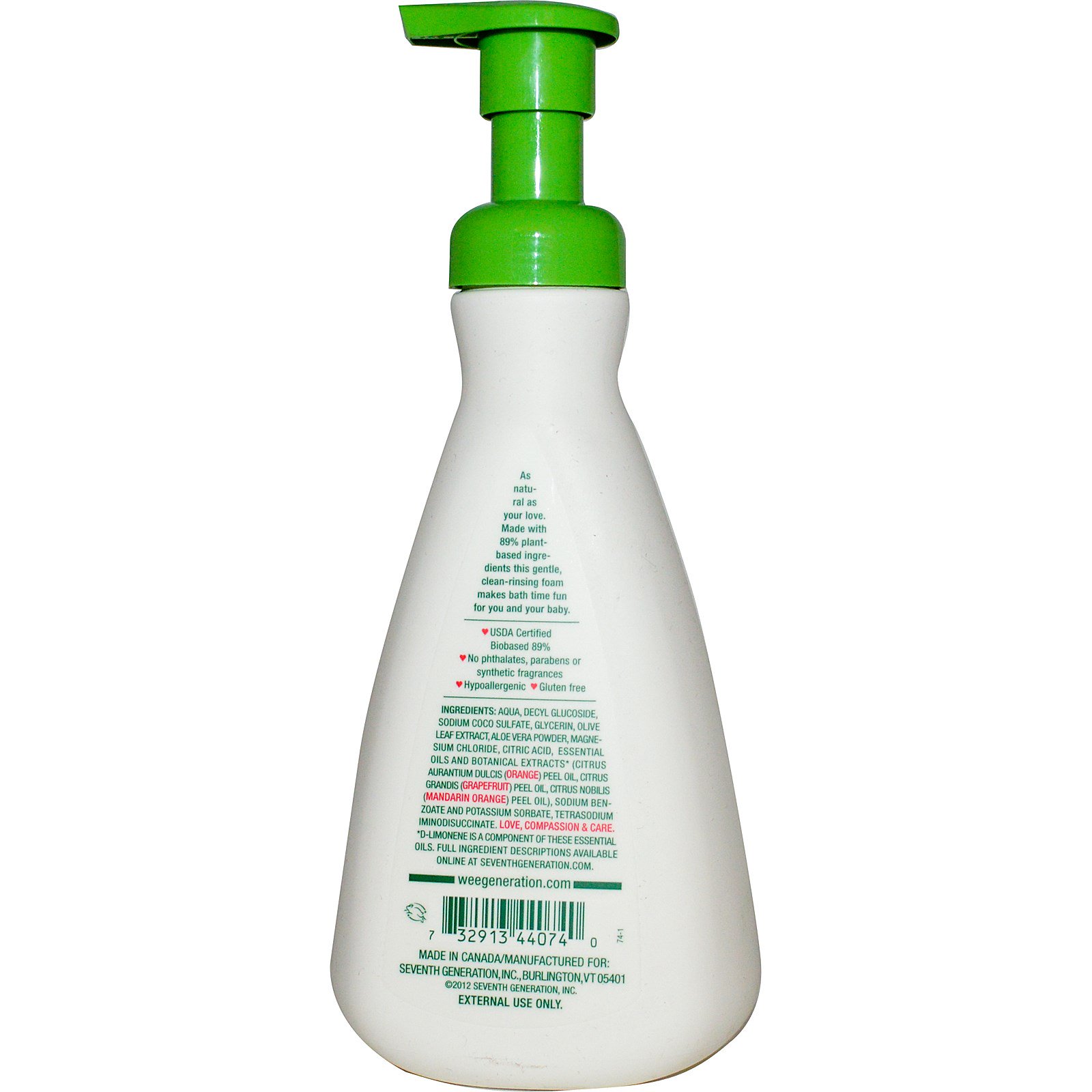 seventh generation baby shampoo