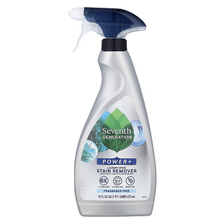 Seventh Generation, Power+, pyykinpesuainetahranpoistoaine, hajusteeton, 473 ml