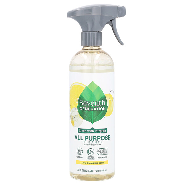 Seventh Generation All Purpose Cleaner, Lemon Chamomile, 23 fl oz (680 ml)