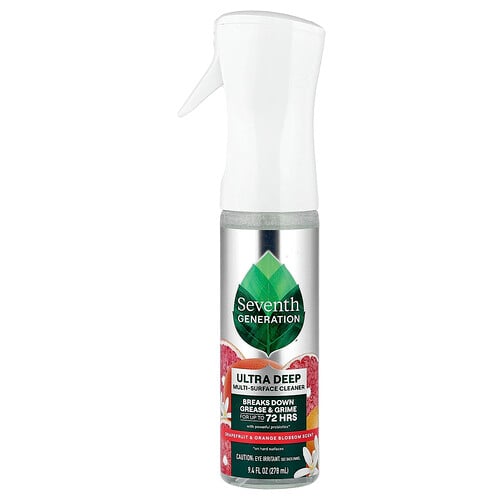 Seventh Generation Ultra Deep Multi-Surface Cleaner, Grapefruit & Orange Blossom, 9.4 fl oz (278 ml)