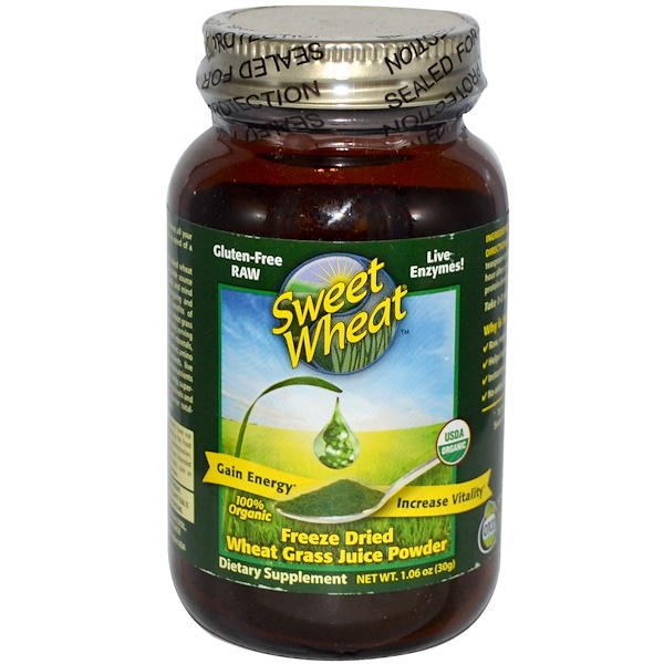 Sweet Wheat, Сушеная трава пшеницы в порошке для сока 1.06 унции (30 g) (Discontinued Item) 