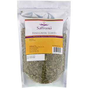 Отзывы о Saffronia, Fenugreek Leaves, 6 oz