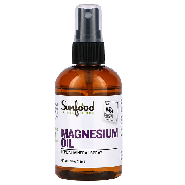 Sunfood‏, Magnesium Oil, 4 fl oz (118 ml)