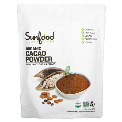 

Sunfood Organic Cacao Powder 8 oz (227 g)