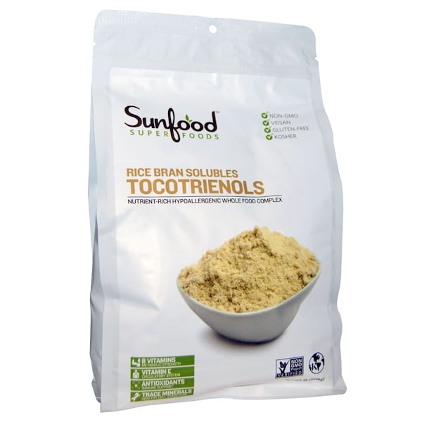 Sunfood Rice Bran Solubles Tocotrienols 1 Lb 454 G Iherb 3061