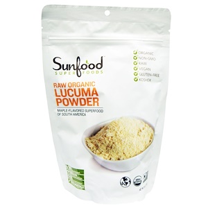 Sunfood, Сырая органическая молотая лукума, 8 унций (227 г)
