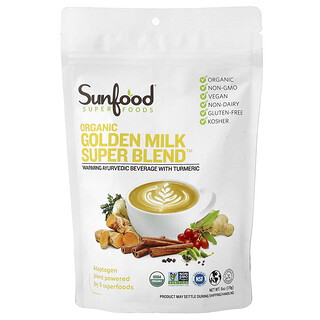 Sunfood, Organic Golden Milk Super Blend™, 6 oz (170 g)