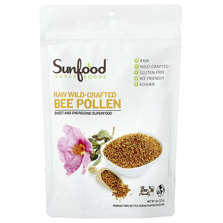 Sunfood, Raw Wild-Crafted Bee Pollen, 8 oz (227 g)