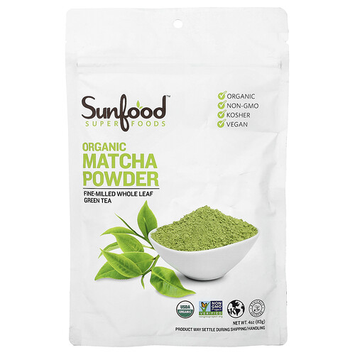 Sunfood Superfoods, Organic Matcha Powder, 4 oz (113 g)