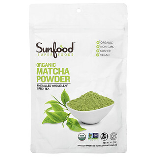 Sunfood, 슈퍼 푸드, 유기농 말차 분말, 113g(4oz)