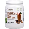 Sunfood, オーガニックチョコレートライスプロテイン、2.5 lb (1.13 kg)