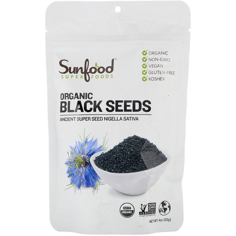 Sunfood, Organic Black Seeds, 4 oz (113 g) iHerb