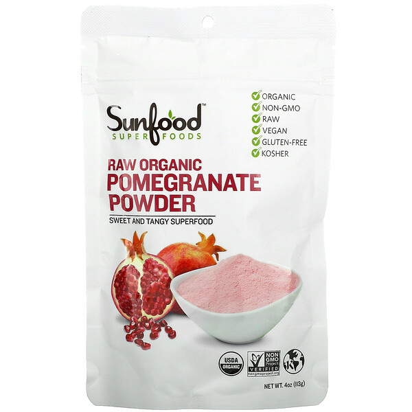 Sunfood‏, Raw Organic Pomegranate Powder, 4 oz (113 g)