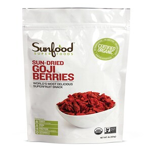 Санфуд, Organic, Sun-Dried Goji Berries, 1 lb (454 g) отзывы покупателей