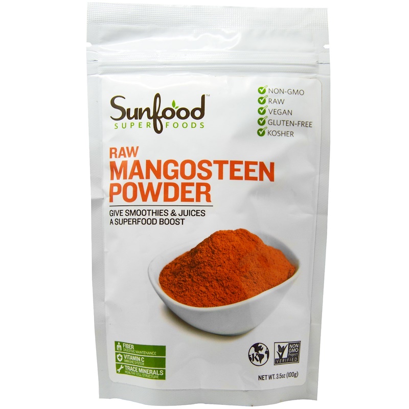 Sunfood, Raw Mangosteen Powder, 3.5 oz (100 g) iHerb