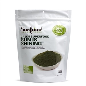 Отзывы о Санфуд, Sun Is Shining Green Superfood, 1 lb (454 g)