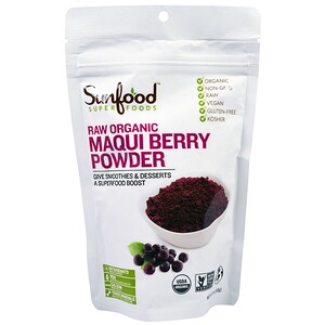 Отзывы о Санфуд, Superfoods, Raw Organic Maqui Berry Powder, 4 oz (113 g)