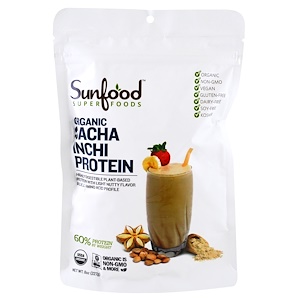 Санфуд, Organic Sacha Inchi Powder, 8 oz (227 g) отзывы покупателей