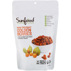 Санфуд, Raw Organic Golden Berries, 8 oz (227 g) отзывы