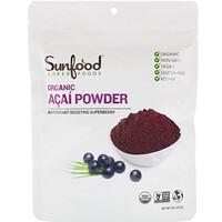 Organic Acai Powder, 8 oz (227 g) - изображение