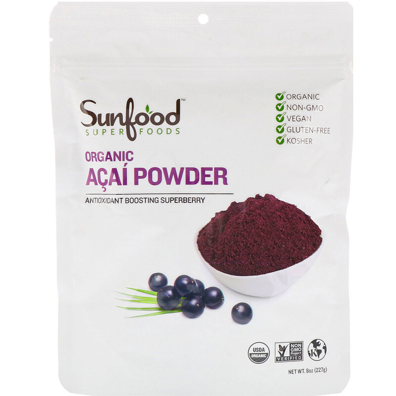 Sunfood, Organic Acai Powder, 8 oz (227 g) iHerb