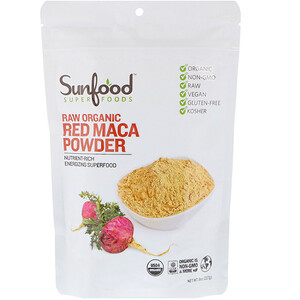 Отзывы о Санфуд, Raw Organic Red Maca Powder, 8 oz (227 g)