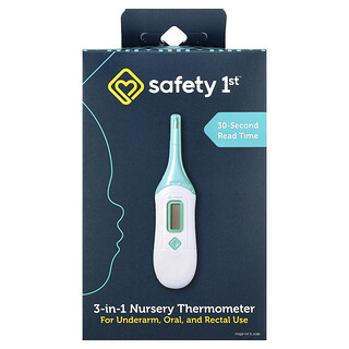 Safety 1st, 3-in-1 Nursery Thermometer, 1 Count