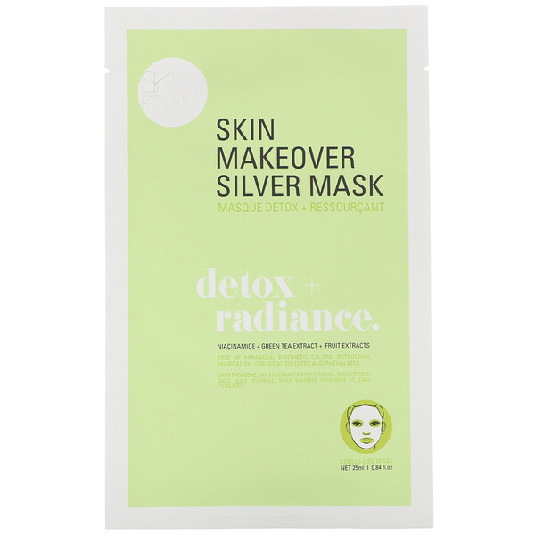 6 Step Facial In A Box, Detox + Radiance, 1 Set