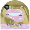 SFGlow, Sun's Out, Pouts Out, Gold Foil Lip Mask, 1 Sheet, 0.27 oz (8 ml)