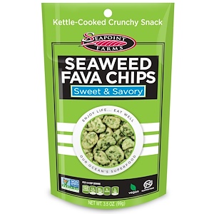 Отзывы о Сипоинт Фармс, Seaweed Fava Chips, Sweet & Savory, 3.5 oz (99 g)
