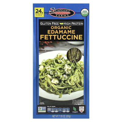 Seapoint Farms  Organic Edamame Fettuccine  7.05 oz (200 g)