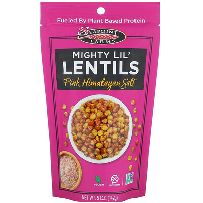 Купить Seapoint Farms Mighty Lil' Lentils, Pink Himalayan Salt, 5 oz (142 g)