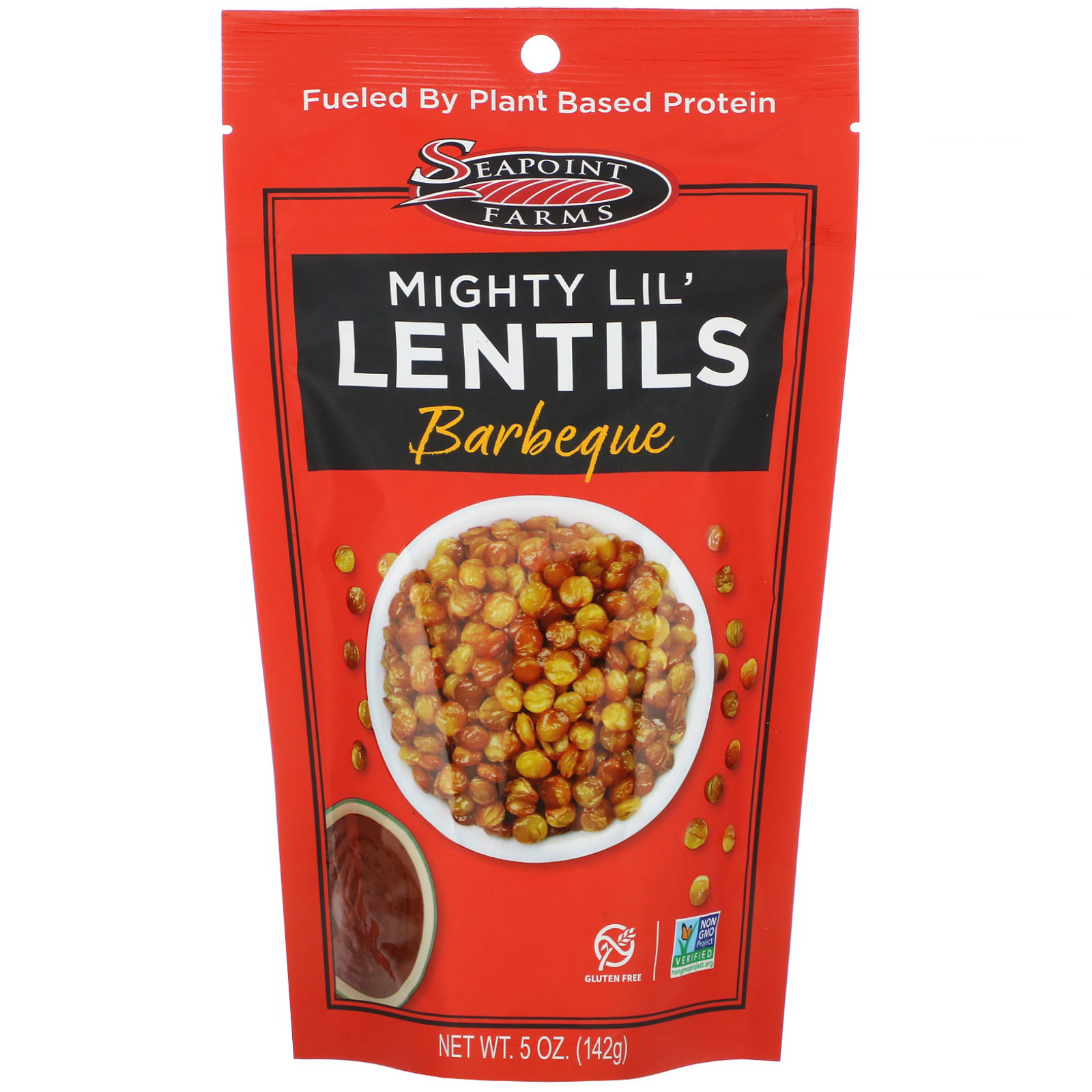 Seapoint Farms Mighty Lil' Lentils バーベキュー 142g 2021春大特価セール 最大89%OFFクーポン 5オンス 小さい優れモノのレンズ豆
