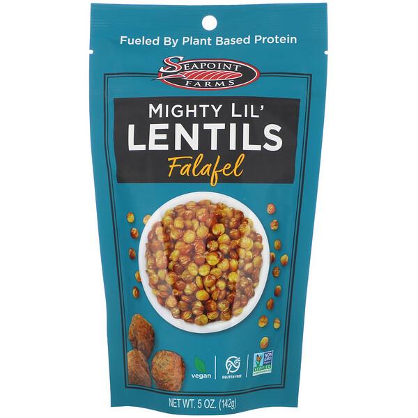 Seapoint Farms, Mighty Lil' Lentils（小さい優れモノのレンズ豆）、ファラフェル、142g（5オンス）