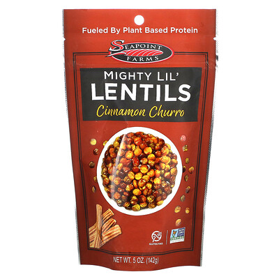 

Seapoint Farms Mighty Lil' Lentils Cinnamon Sugar 5 oz (142 g)