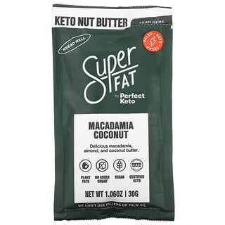 SuperFat, 生酮堅果油，澳洲堅果椰子，1.06 盎司（3無）