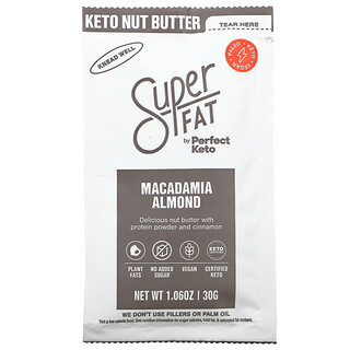 SuperFat, 生酮堅果油，澳洲堅果杏仁，1.06 盎司（3無）