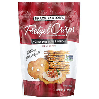 Snack Factory, Геврек чипс, мед горчица и лук, Deli Style, 7,2 унции (204 g)