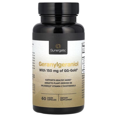 Sunergetic Geranylgeraniol 60 Liquid Capsules