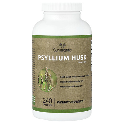 Product Image for Sunergetic, Psyllium Husk, 240 Capsules (725 mg per Capsule)