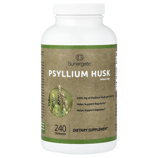 Sunergetic, Psylliumvezels, 240 capsules (725 mg per capsule)