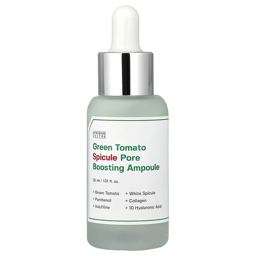 Sungboon Editor, Green Tomato Spiicule Pore Boosting Ampoule, porenverstärkende Ampulle mit grünen Tomaten, 30 ml (1,01 fl. oz.)