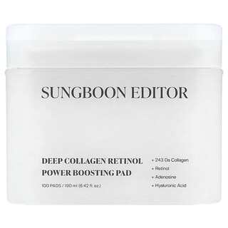 Sungboon Editor, 딥 콜라겐 레티놀 파워 부스팅 패드, 100매