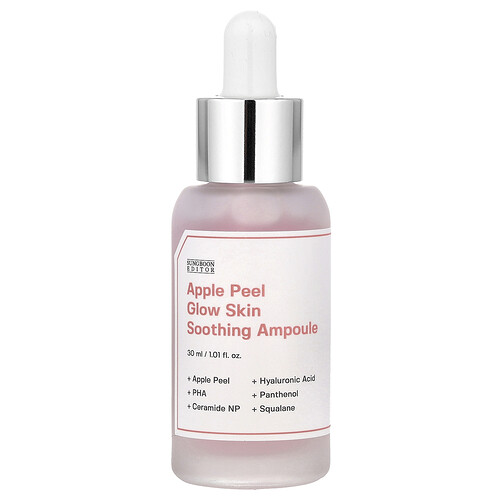 Sungboon Editor, Apfelschalen Glow Skin beruhigende Ampulle, 30 ml (1,01 fl oz)