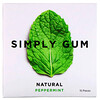 Simply Gum, Gum, Natural Peppermint, 15 Pieces